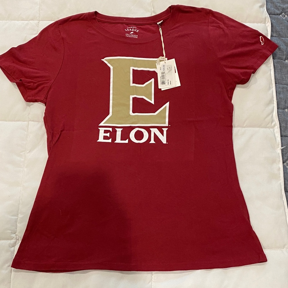 NWT ladies Elon university Short Sleeve Tee size xl
